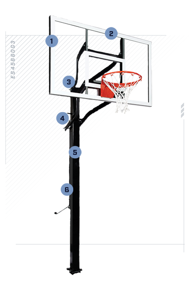 Goalsetter X560 In the Ground Basketball Hoop